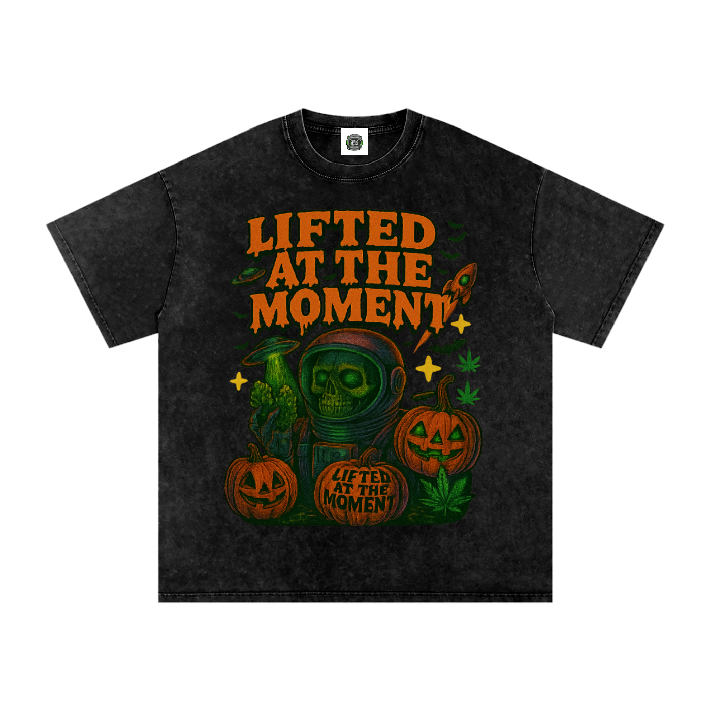 Lifted pumpkin patch Oversized Cotton T-Shirt