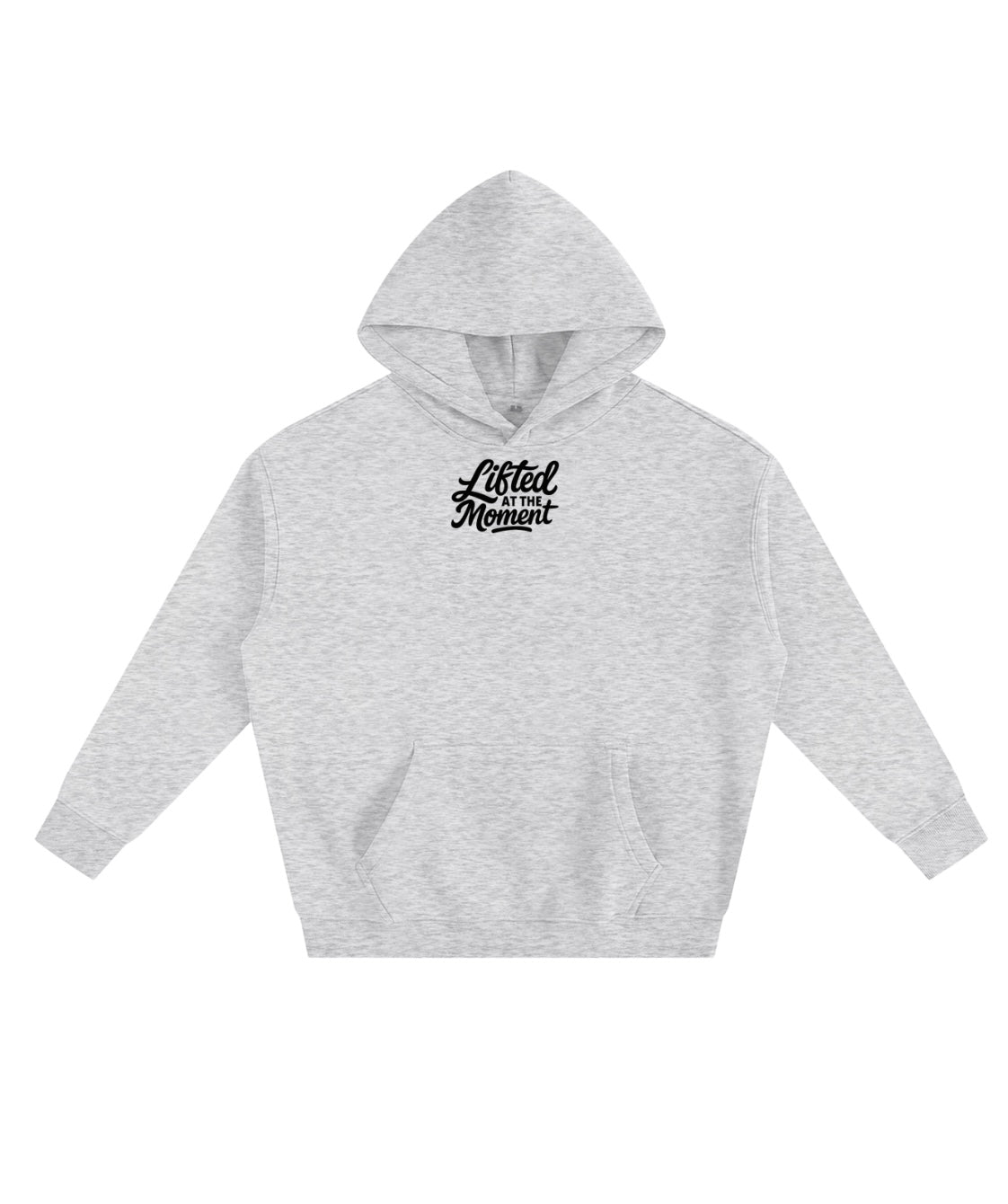 The revolution will be viral, gray oversize hoodie