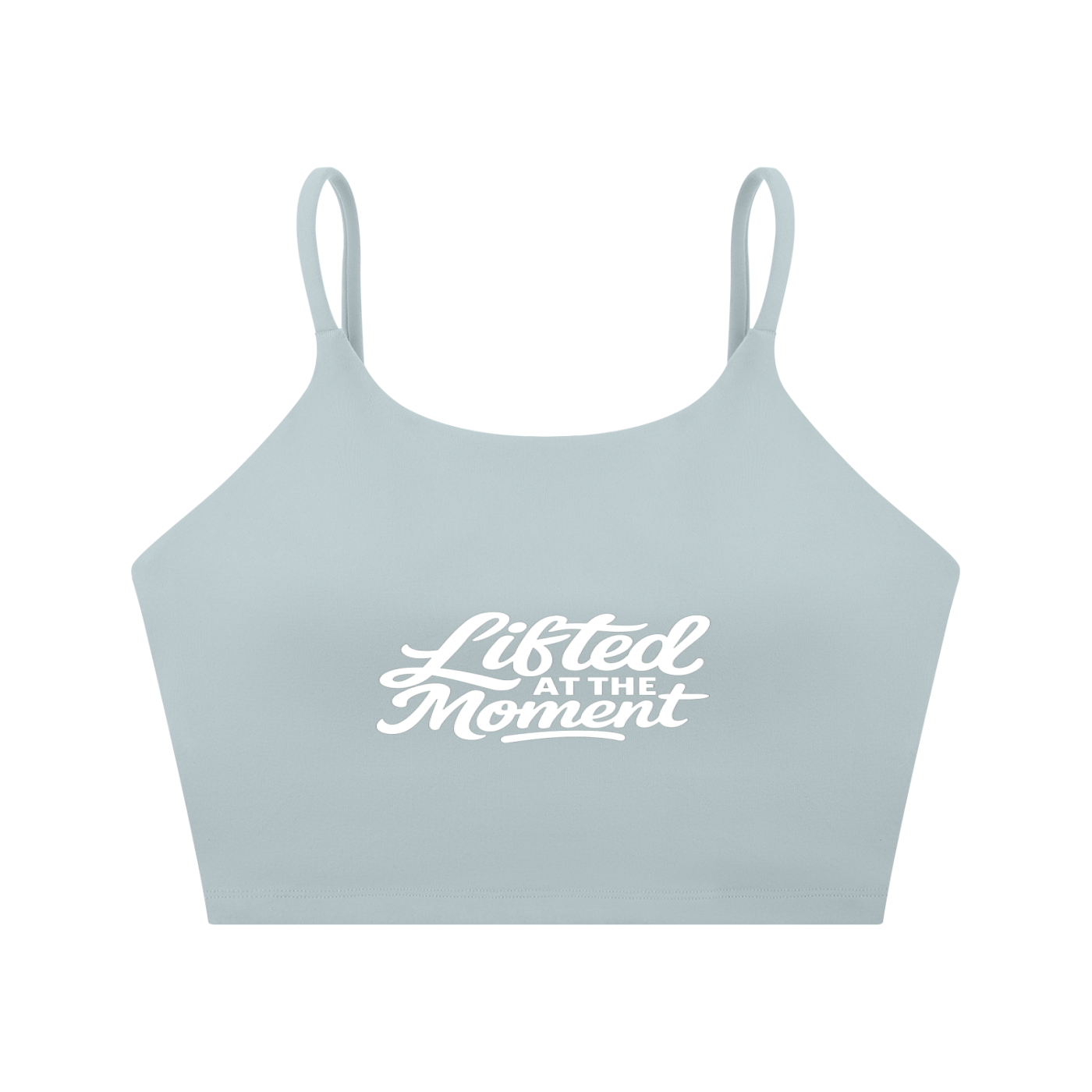 Lifted Spaghetti Strap Yoga Sports Bra