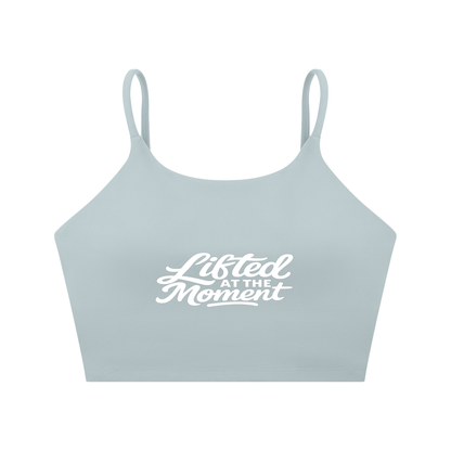 Lifted Spaghetti Strap Yoga Sports Bra