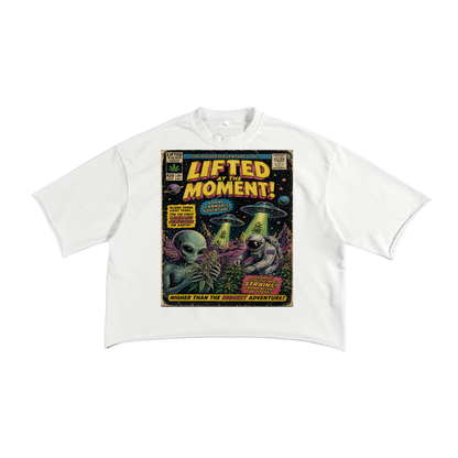 Lifted Comic French Terry Raw Edge T-Shirt