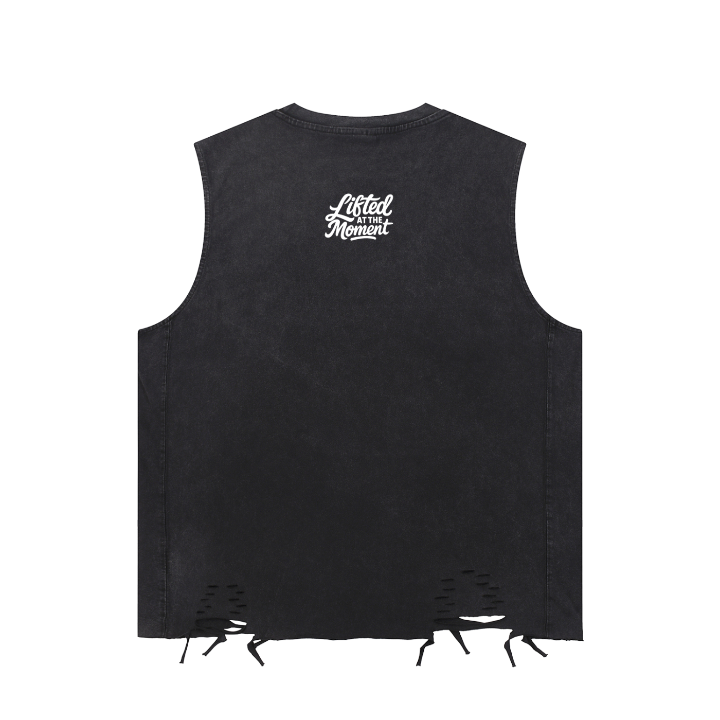 Snow Washed Raw-Hem Tank Top