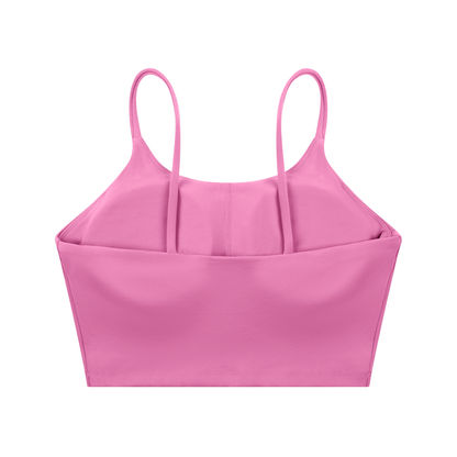 L.A.T.M. Spaghetti Strap Yoga Sports Bra