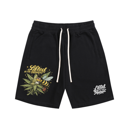 Lifted Pollen Bee Cotton Shorts