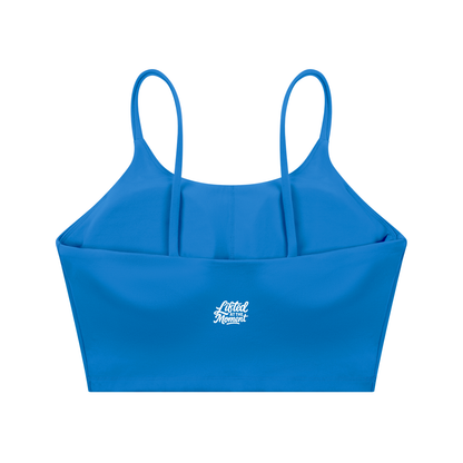 Lifted Spaghetti Strap Yoga Sports Bra