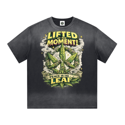 Peace in the Leaf Washed T-Shirt