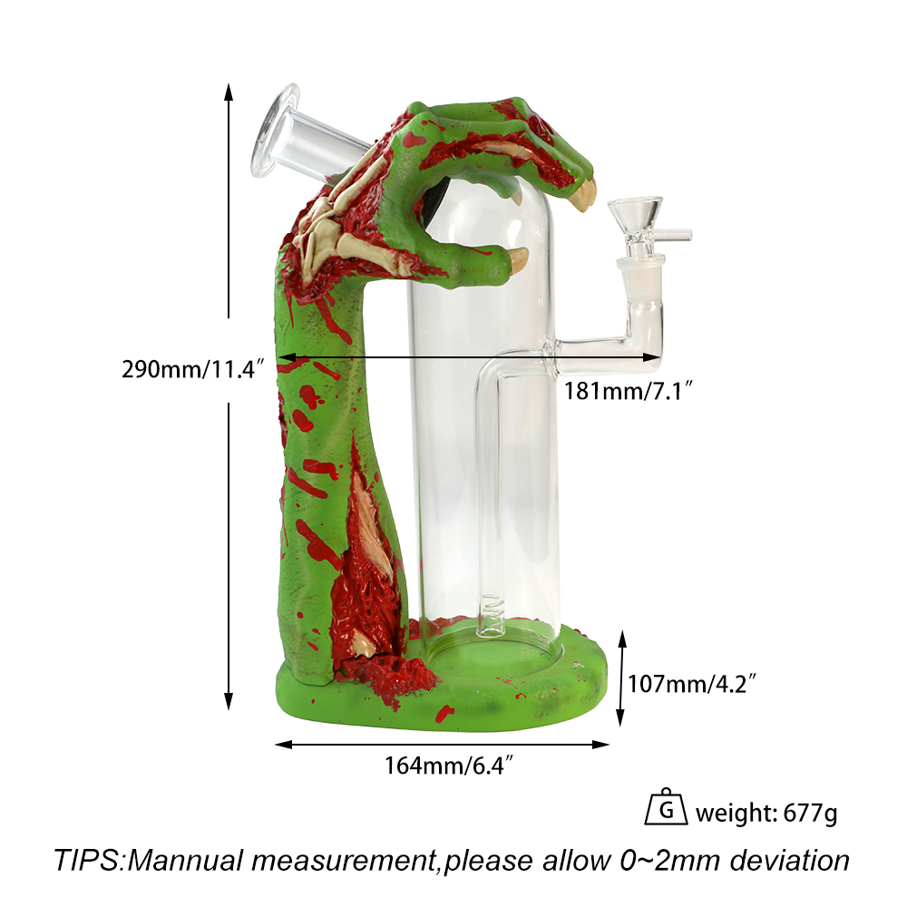 Cosy Molds 11.4″ The Zombie Hand Water Pipe