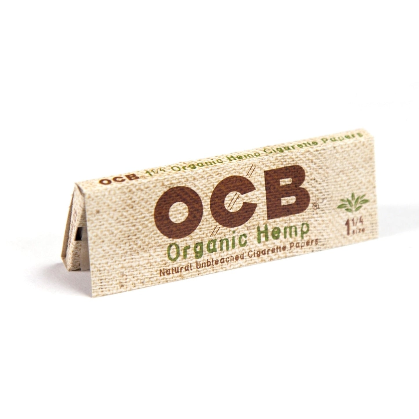 OCB 1.25” Unbleached Organic Hemp Rolling Papers