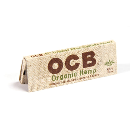 OCB 1.25” Unbleached Organic Hemp Rolling Papers