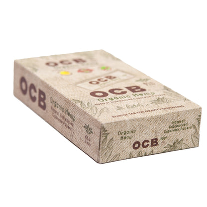 OCB 1.25” Unbleached Organic Hemp Rolling Papers