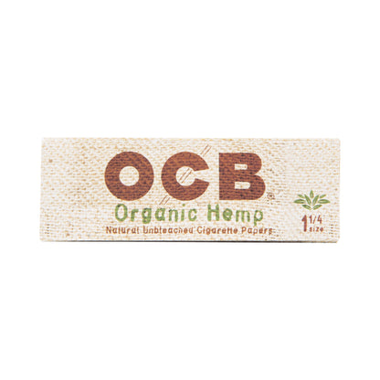 OCB 1.25” Unbleached Organic Hemp Rolling Papers