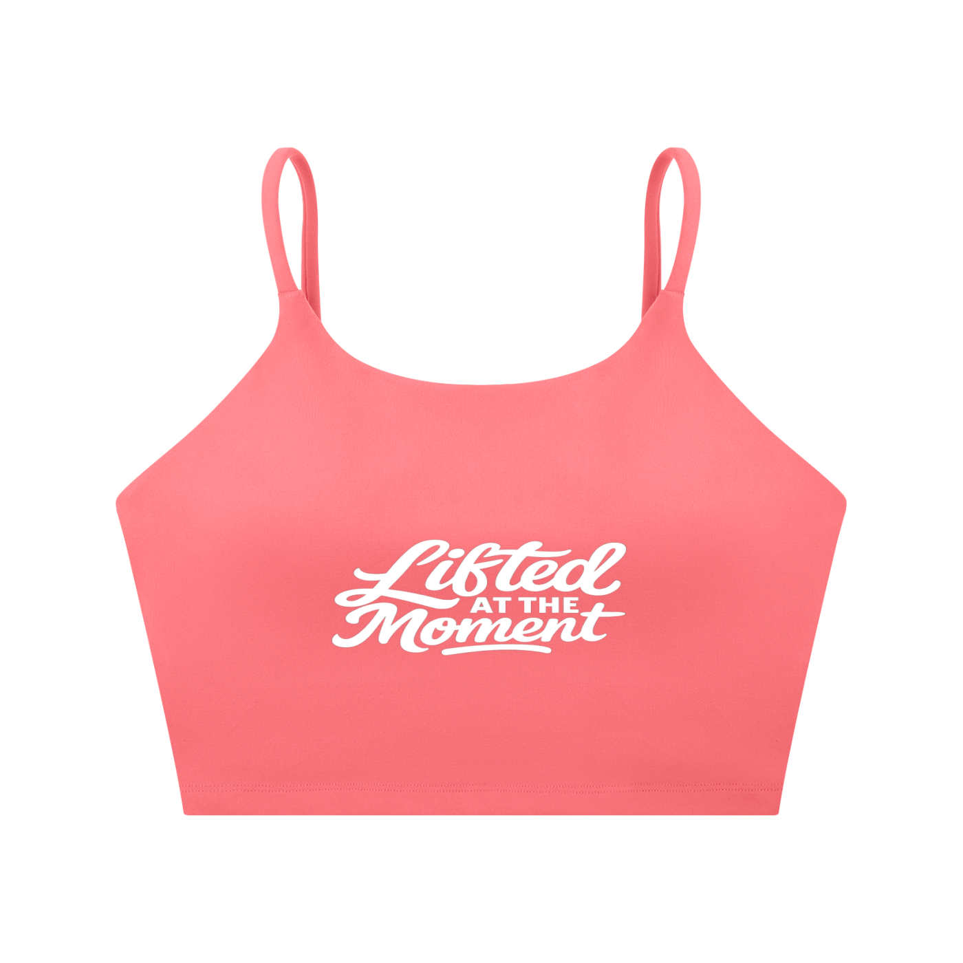 Lifted Spaghetti Strap Yoga Sports Bra