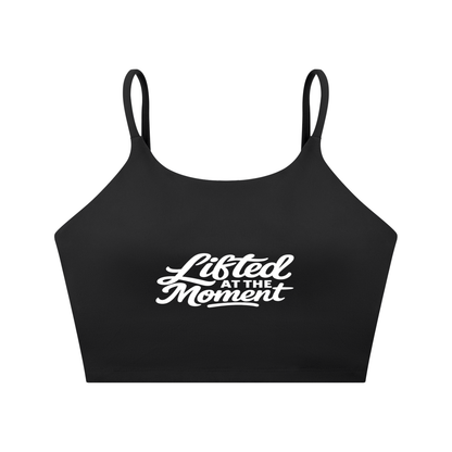 Lifted Spaghetti Strap Yoga Sports Bra