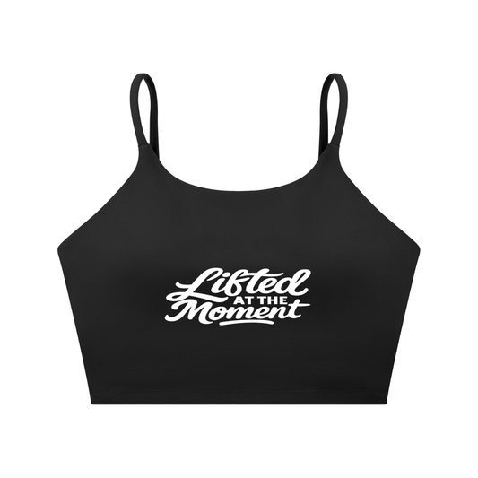 Lifted Spaghetti Strap Yoga Sports Bra