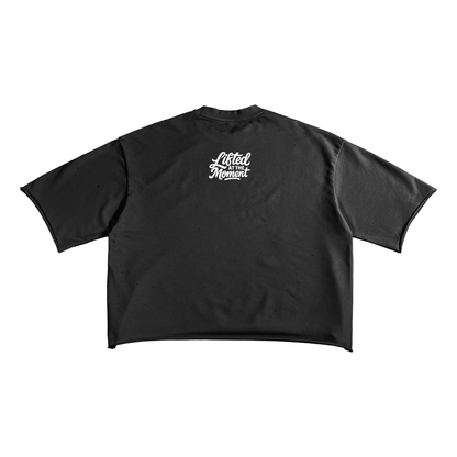 French Terry Raw Edge T-Shirt