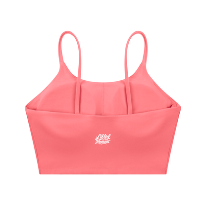 Lifted Spaghetti Strap Yoga Sports Bra